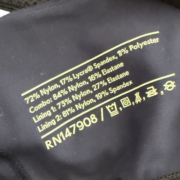 Outdoor Voices Blue/Black Baltic Doing Things Workout Sports Bra Racerback-Small - Picture 5 of 6